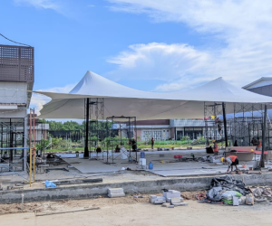 Pekerjaan Pemasangan Pembuatan Kanopi Membrane
